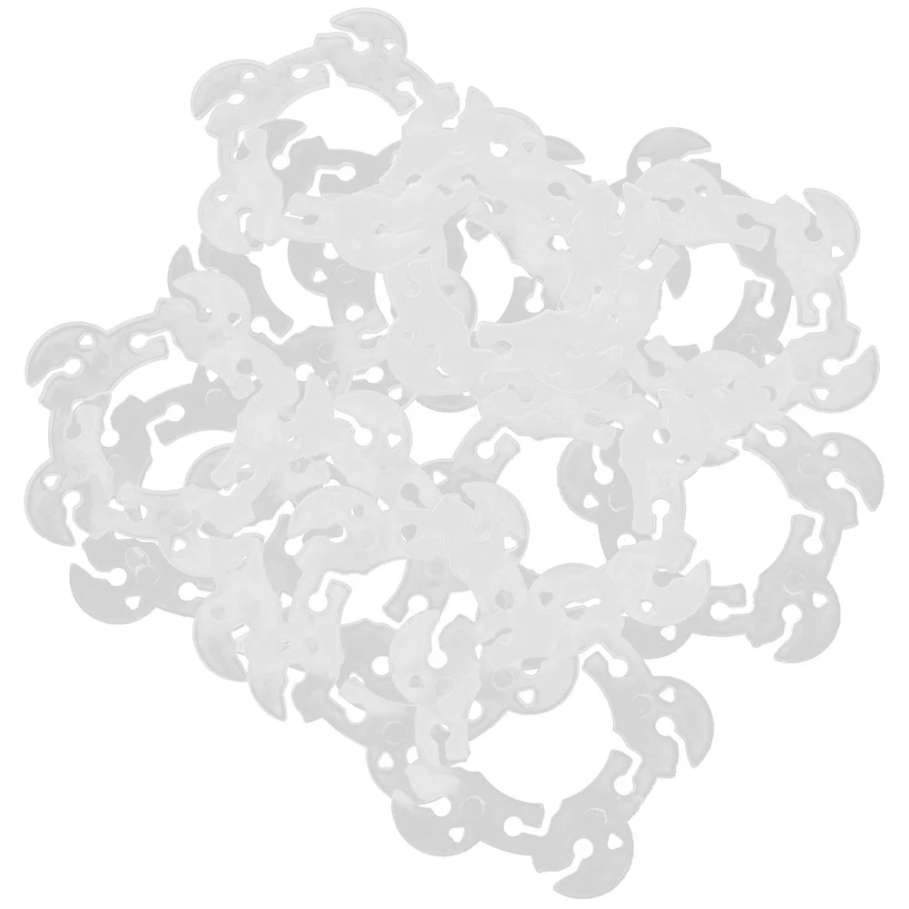 

50 Pcs Suite Balloon Arch Buckle Pink Birthday Balloons Plastic Stand for Party