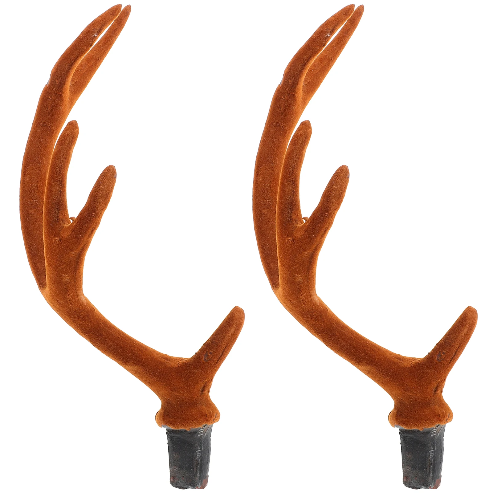 

1 Pair Deer Horn Headband 26CM Antler Headdress Simulation Plastic DIY Costume Props Halloween Party Accessories Hair Decor