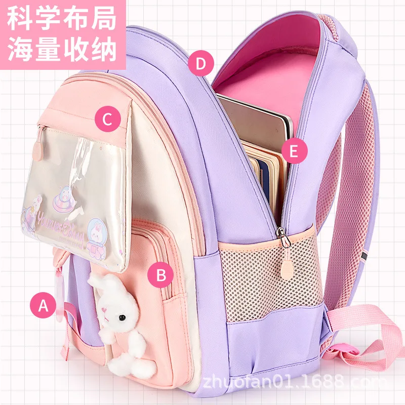 Mochilas escolares para niños y niñas, Mochila ortopédica primaria, Mochila escolar de princesa