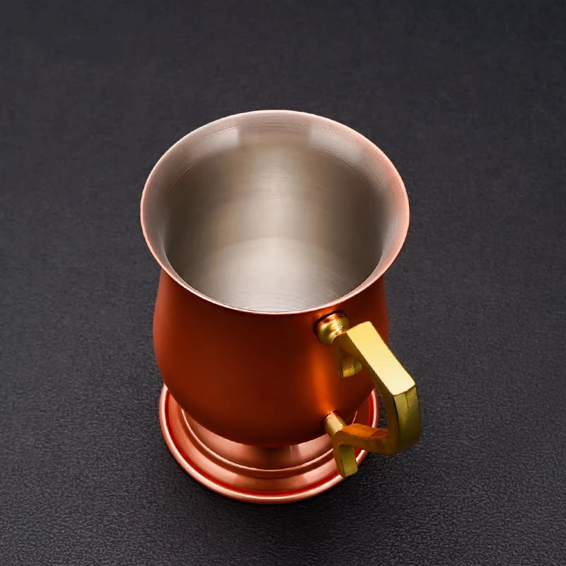 

350ml Moscow Mule Copper Mugs Metal Mug Cup Stainless Steel Beer Wine Coffee Cup Barware