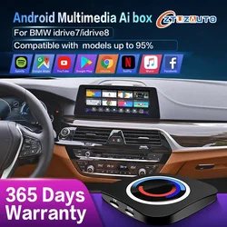 2025 CarPlay Ai Box For BMW ID6 ID7 ID8 Upgrade Andriod 10 Built in Gps Pluy And Play 4G Lte Dual Bluetooth
