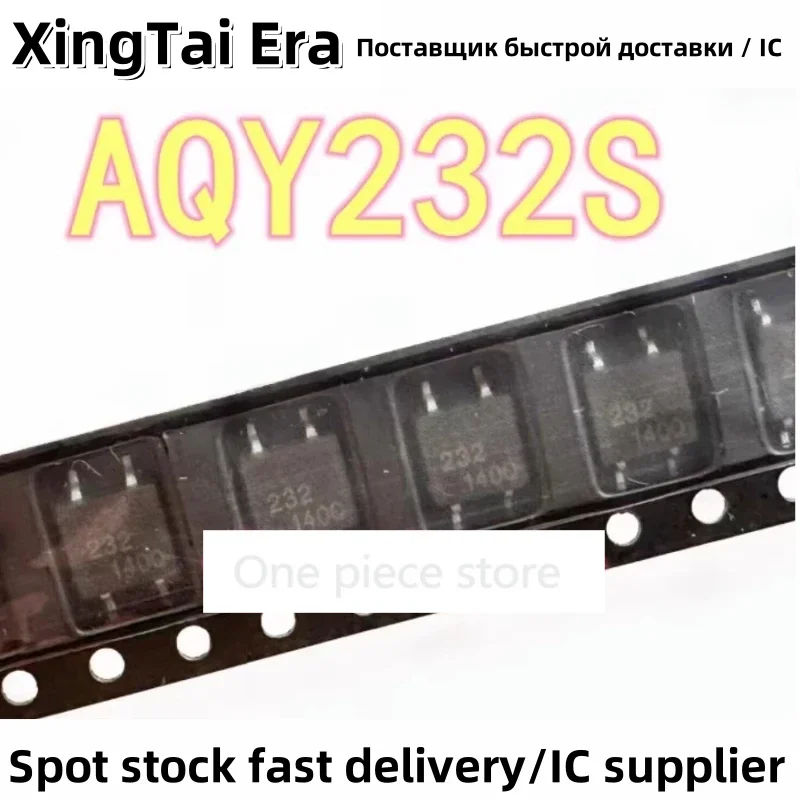 5PCS AQY232S SOP-4 SMD silk screen 232 optocoupler Solid-state relay