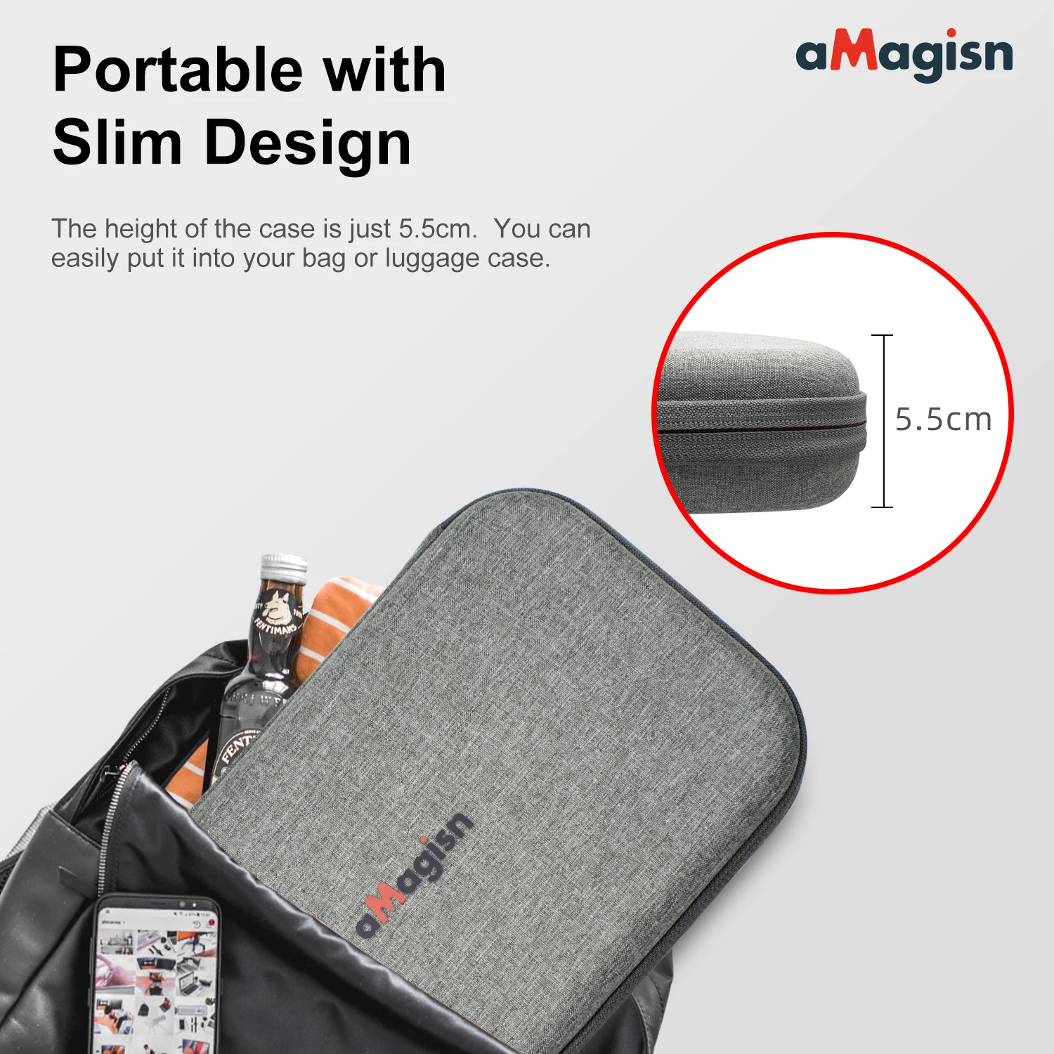 aMagisn X3 Carry Case for Insta360 X3 Camera, Hard Shell Protective Bag Travel Storage Bag for Insta 360 X3 Accessories Combo