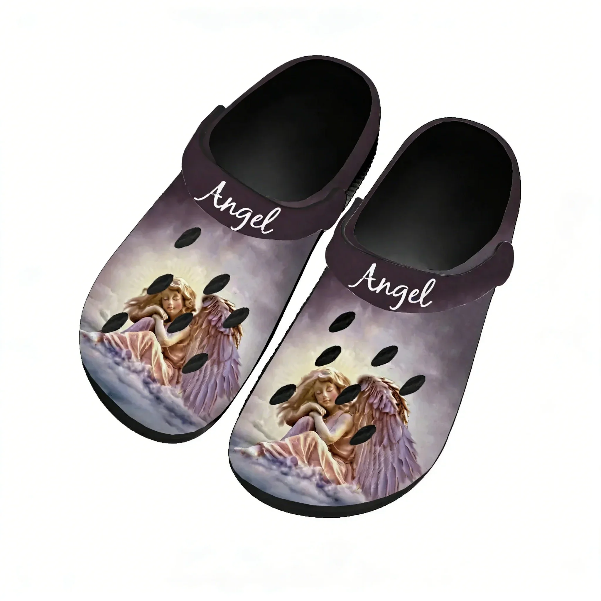 Angel Water Shoes Mens Womens Comfortable Fashion Home Garden Clogs Customizd Sandals Beach Breathable Hole Slippers