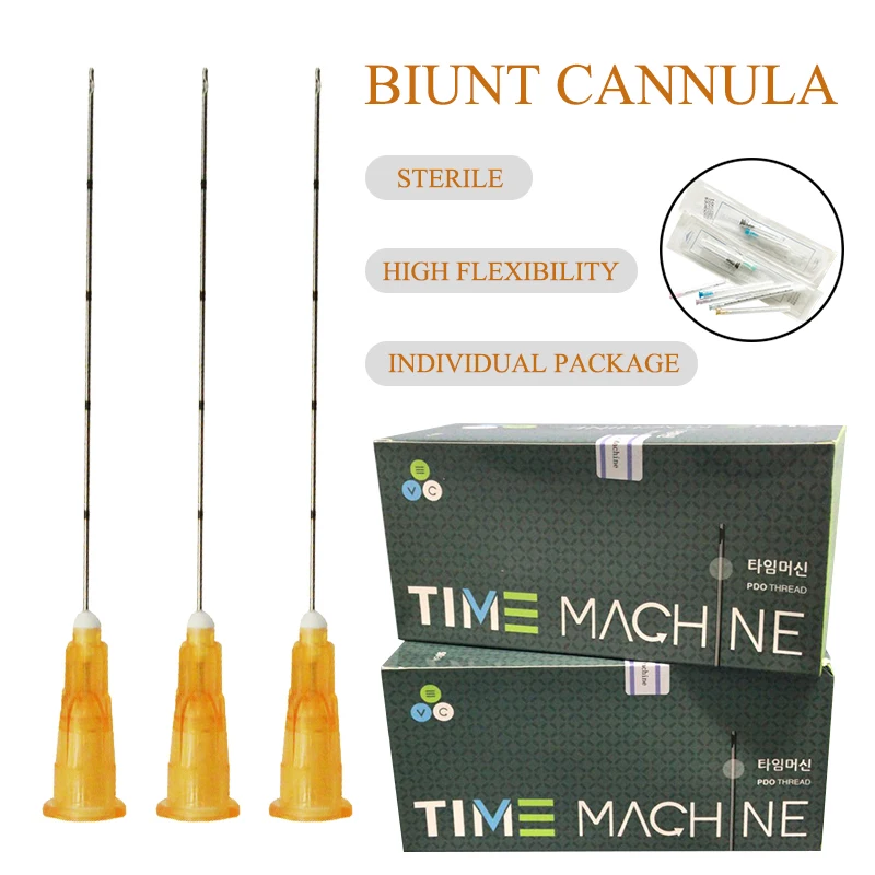 

50pcs Precise Localization Blunt Cannula 22G 23G 25G 27G 38mm/50mm/70mm Sterile Blunt Needle High Flexibility Filling Needle