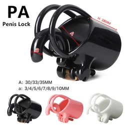 PA Lock Prince Albert Cock Jos Chastity Cock Ring, Pénis masculin avec verrouillage furtif BDSM, Jouets sexuels pour adultes pour hommes