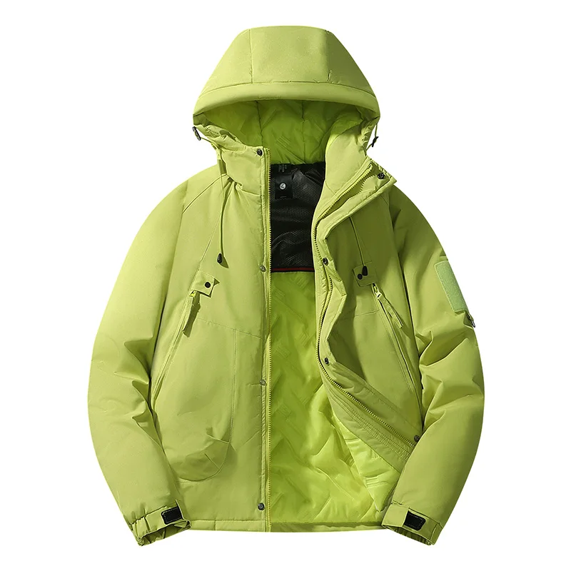 

Men Outdoor Jacket Thick Warm Winter Jacket Hiking Camping Windbreaker Plus Size Outwear Hooded Coat Softshell Jacket