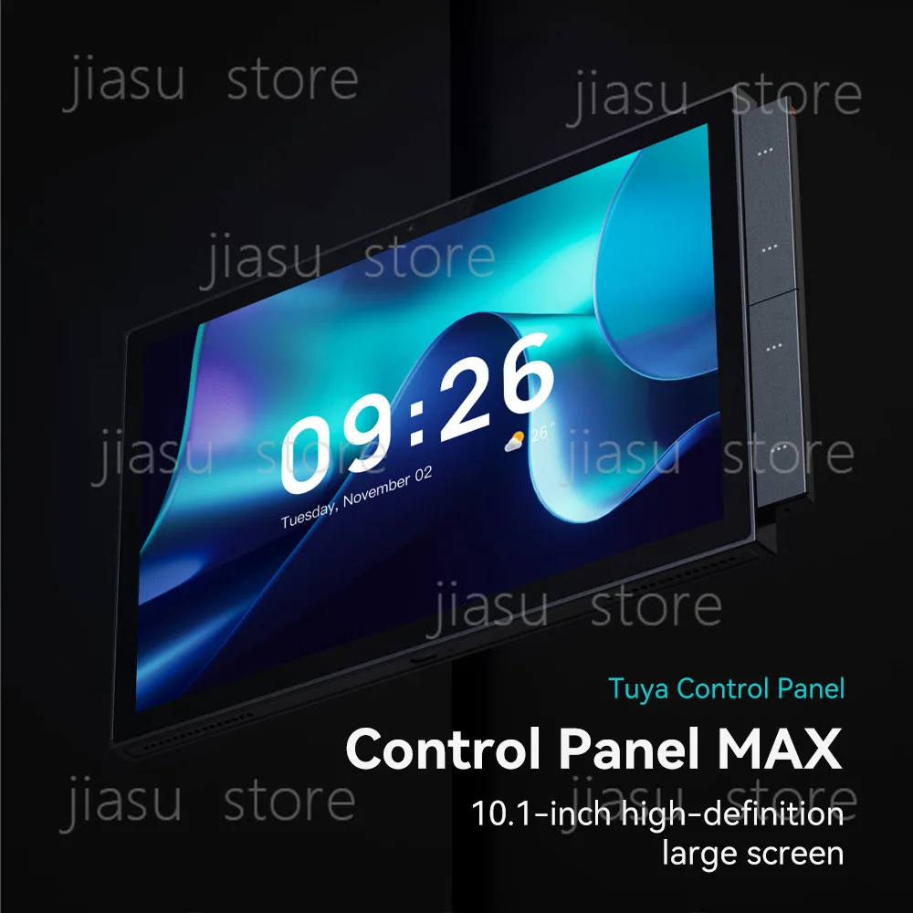 The smart central control screen has two zigbee gateway 10-inch panels and supports Wi-Fi mesh.