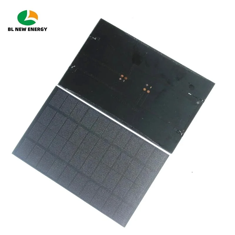 PET Laminated Small Size 3W 5V Solar Panel 178*108.5MM Monocrystalline Solar PV Modue Power Up Your Lighting System 5PCS