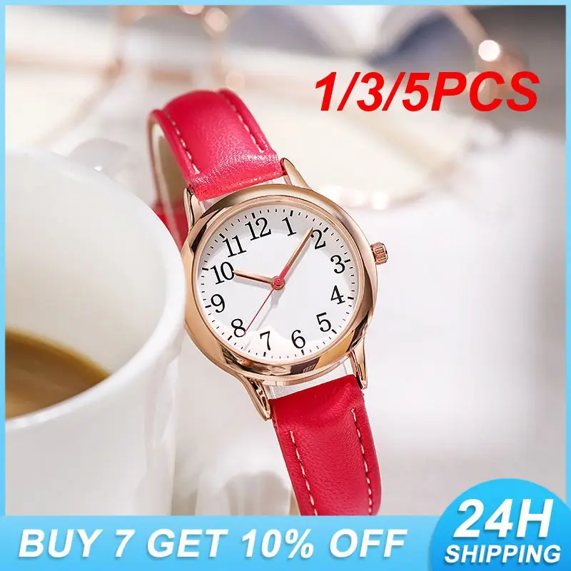 

1/3/5PCS Sophisticated Women's Watch High-quality Minimalist Wristwatch Internet Celebrity Fashion Rising Trend Modern