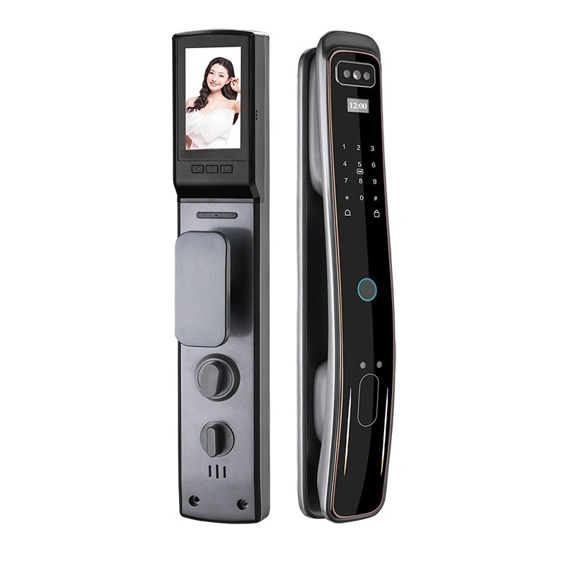 

Automatic fingerprint lock for home use, anti-theft door intelligence, door lock remote video intercom