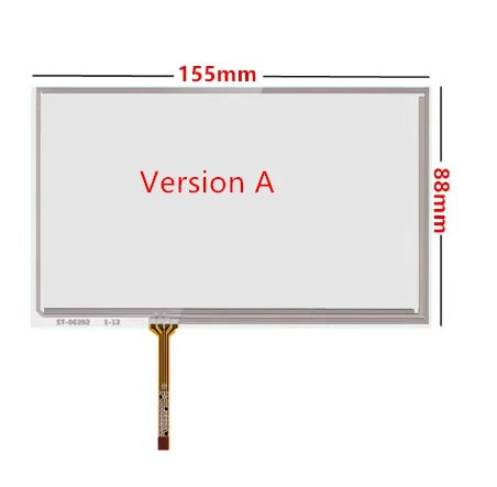 Новый 6,5-дюймовый 4-проводной сенсорный экран 155*88 мм, дигитайзер, стекло, подходит для AT065TN14, ЖК-дисплей Новый 6,5-дюймовый 4-проводной сенсорный экран 155*88 мм, дигитайзер, стекло, подходит для AT065TN14, ЖК-дисплей