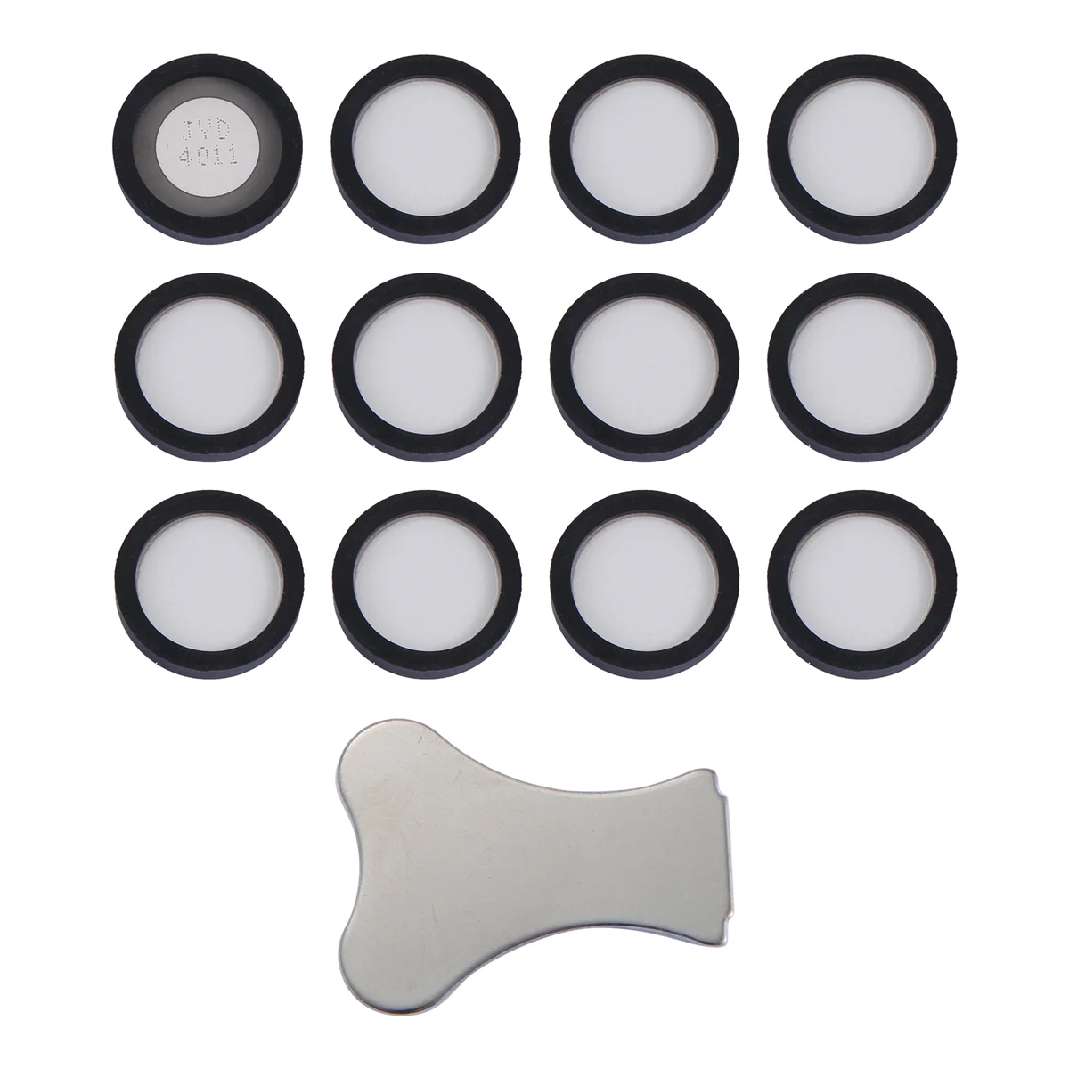 New 12Pack Ultrasonic Mist Maker Fogger Ceramics Discs for Humidifier Parts Transducer Discs with Cap Tool