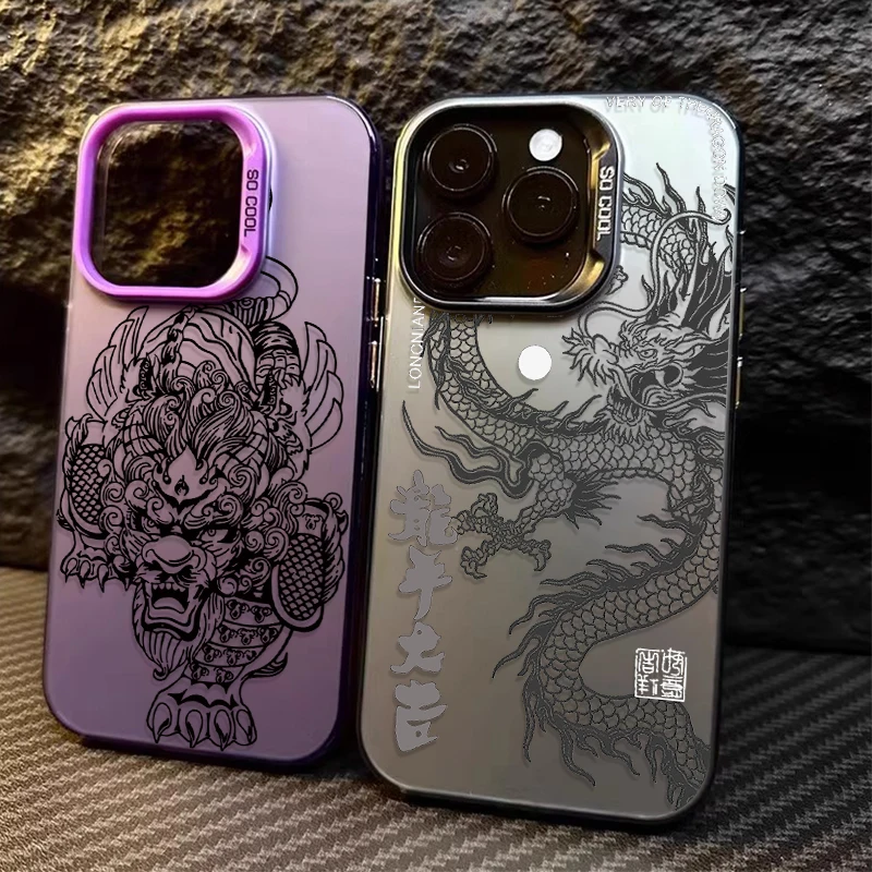 حافظة التنين الصينية Loong لهاتف Xiaomi Redmi Note 14 13 12 11 10 9 8 Pro Plus 14S 12S 11S 10S 9S Redmi 14C 14R 13C 12C 11A #1