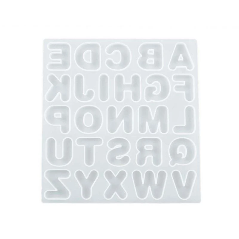 L21E Letter Keychain Molds Silicone Material Perfect Gift for Hand Making Lover
