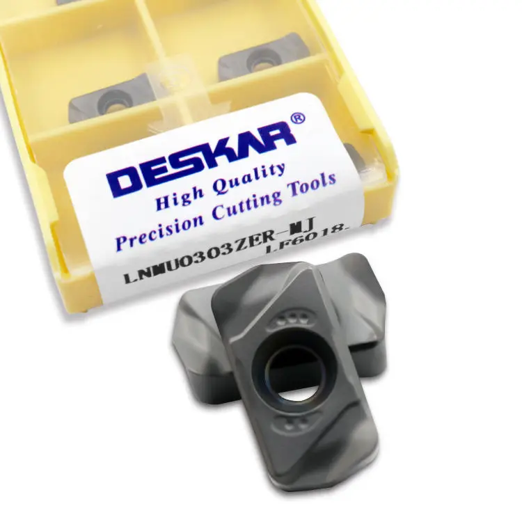 For LNMU0303 CNC Tool Insert Cemented Carbide Lathe Milling Inserts PVD Coating 11mm Side Length Customized OEM/ODM Support