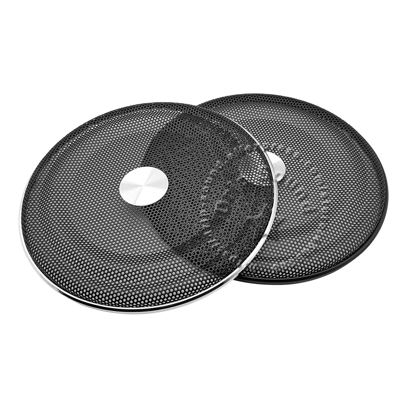 Cubierta para parrilla de altavoz de 8 pulgadas, Red de conversión de Audio para el hogar y el coche, círculo decorativo, protección de malla de Metal, 220mm, #2