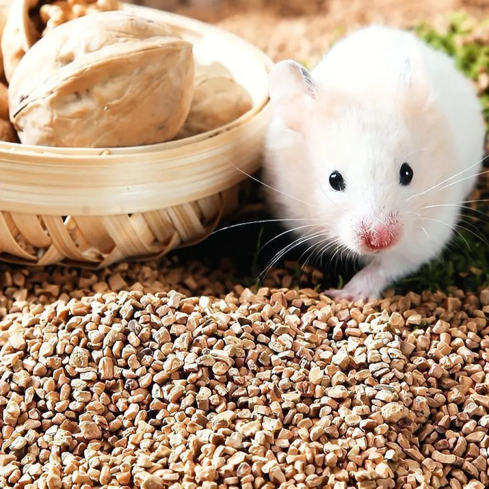Eco Friendly Walnut Bedding For Small Animals Hamster Rutin Chicken Cage Flooring Deodorizing Natural Cooling Material