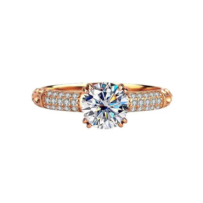 SongYun Designer Jewelry 925 Pure Silver Wedding Ring D Color VVS Moissanite Diamond Ring Rings Band for Women Girlfriend Gifts