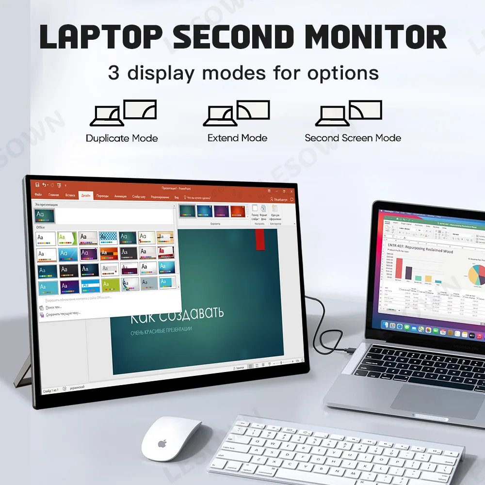 LESOWN High-Speed 18.5inch Esports Touch Panel 1080P 120Hz External Visualizer with Kickstand for Xbox Series Setups