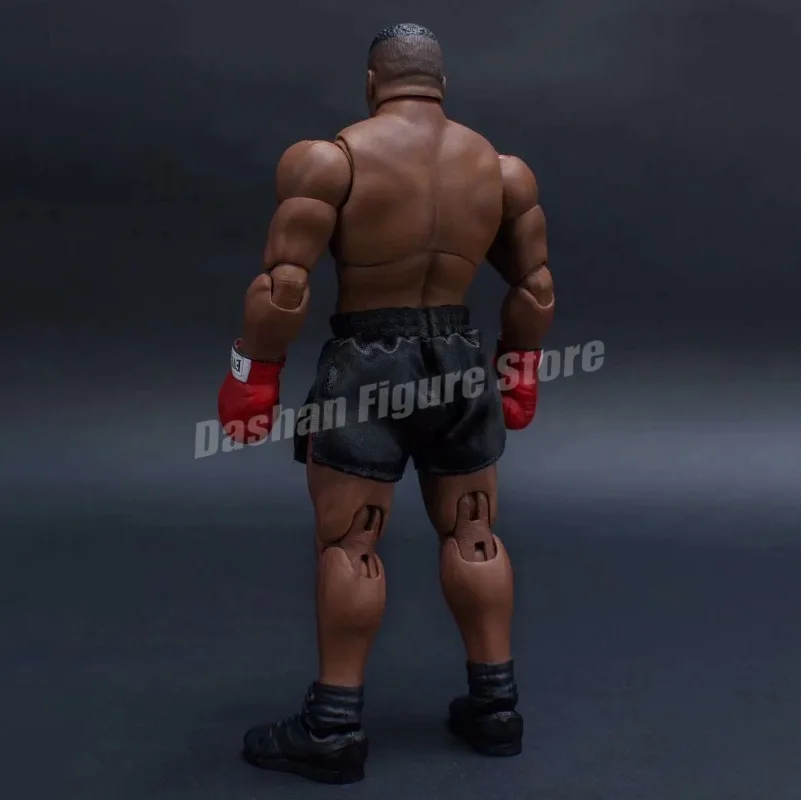 18cm Boxing Champion Mike Tyson Action Figure PVC Collectable Doll Final Round Boxer Tyson Figurine With Belt Model Toys Gifts