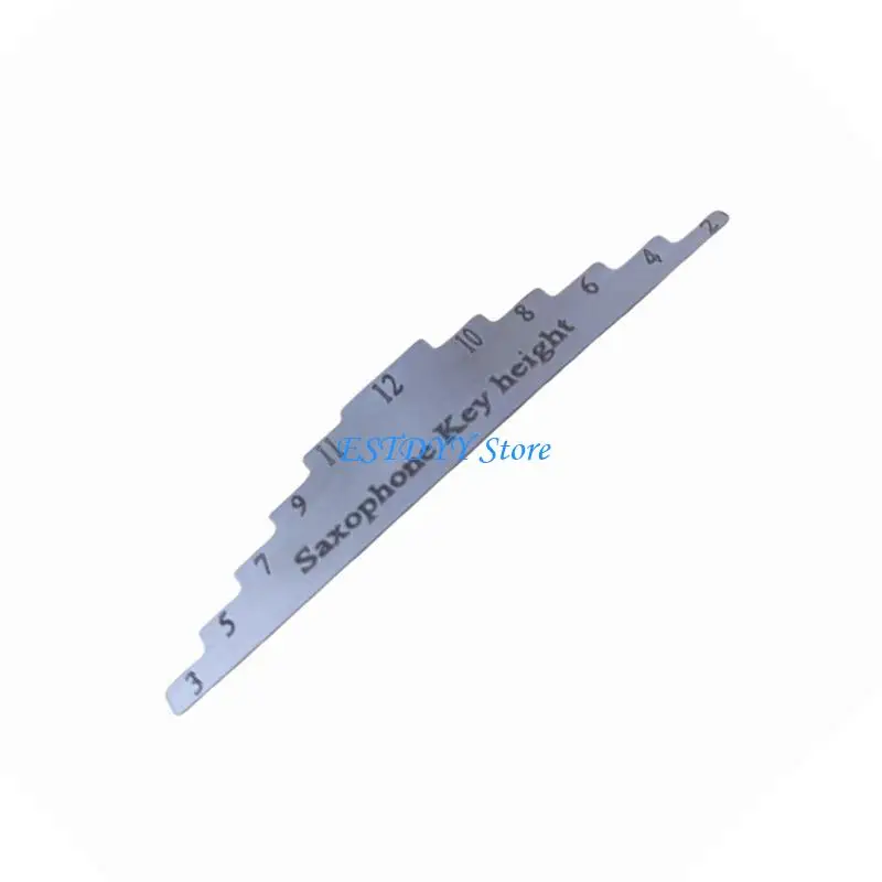 G6DE High Precisions Saxophone Opening Ruler Light Weight Professional Gauge Designs Suitable for Various Saxophone Models