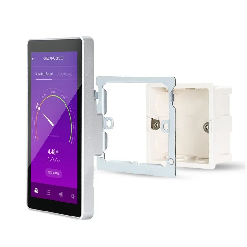 

Wall mount RK3566 16G rom Flush In wall YC-SM55P 5.5 inch Android 11 Tuya Control Panel