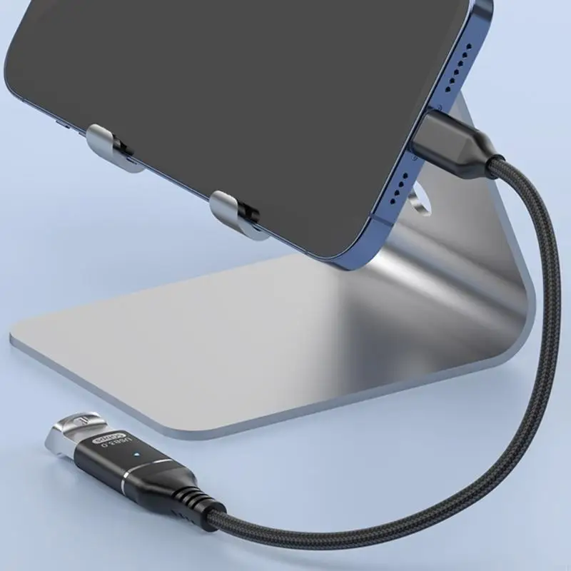 Flexible Nylon USB Type C OTG Cable 5V3A Fast Charging 10Gbps Transfer For Mobile Office Travel Use 83CF