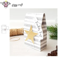 Piggy Craft metal cutting dies cut die mold 3D Gift box decoration Scrapbook paper craft knife mould blade punch stencils dies