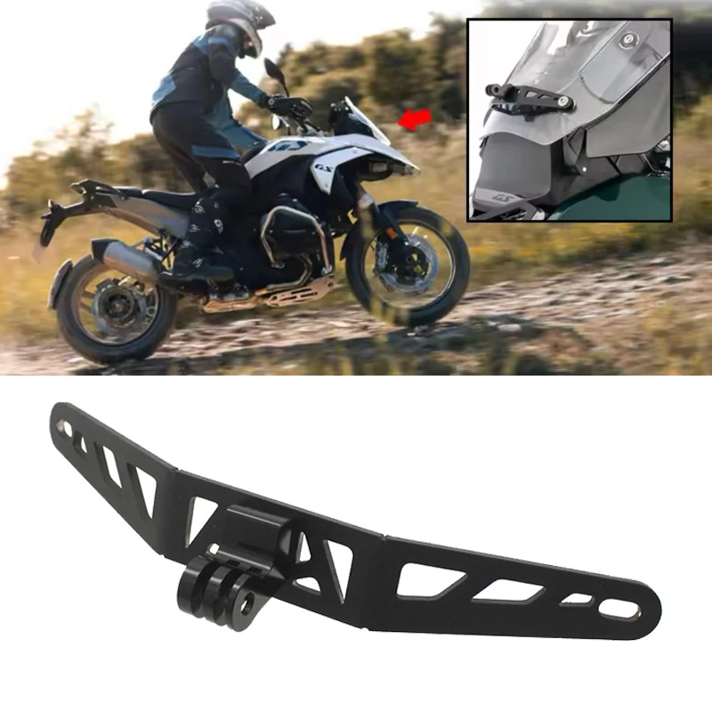 Motorcycle Accessories Driving Recorder Holder Camera Bracket Fit For BMW R1300GSR 1300 GS ADV Adventure GS1300 2023-2024