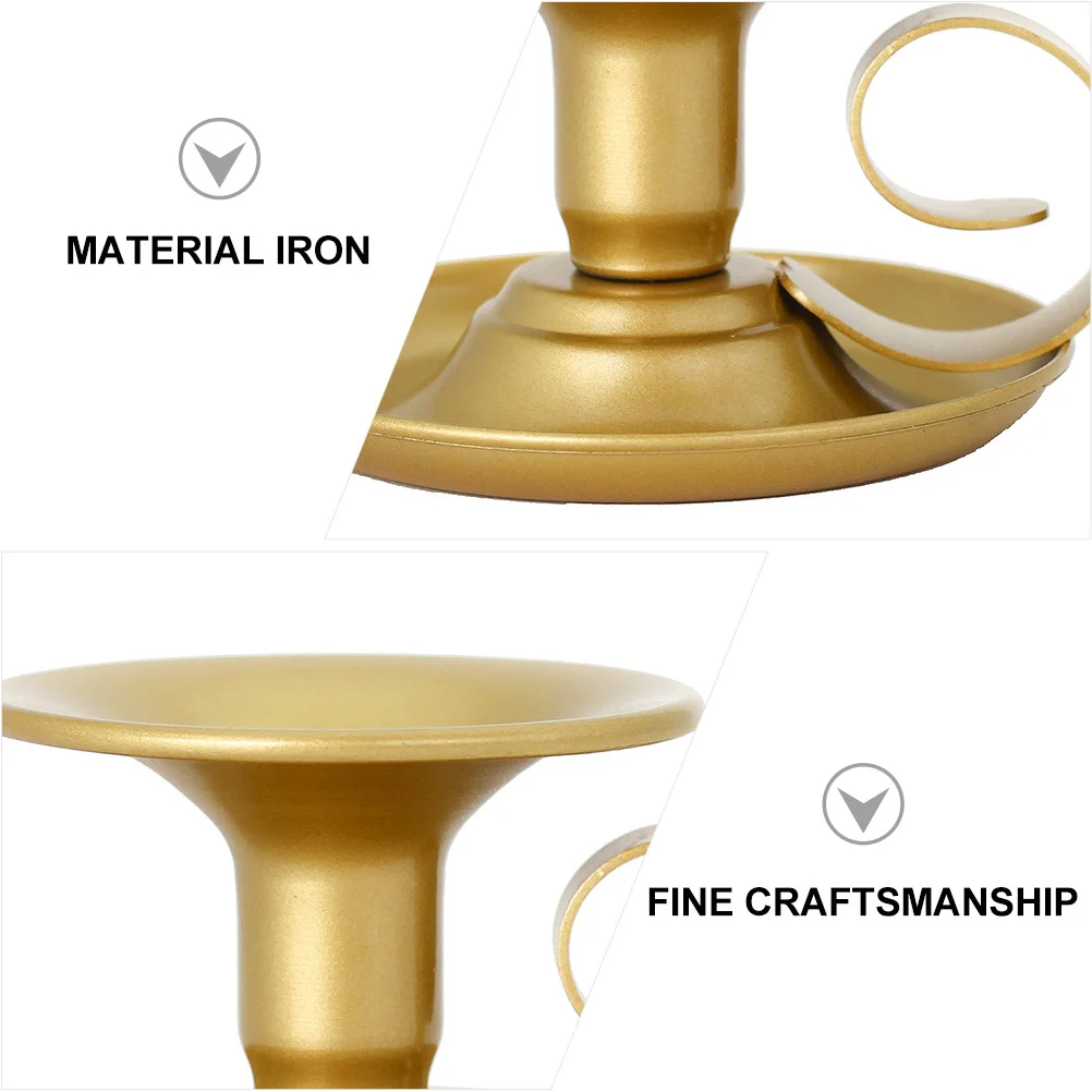 

Conical Iron Holder Decoration Votive Candlestick Holders Candlesticks for Home