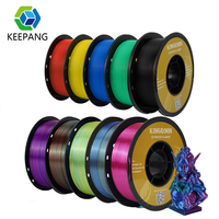 KEEPANG PLA/Silk PLA Filament 10kg 3D Printer Filament 1kg/1roll 1.75mm Pla Filamento 100% No Bubble 3D Printing Materials