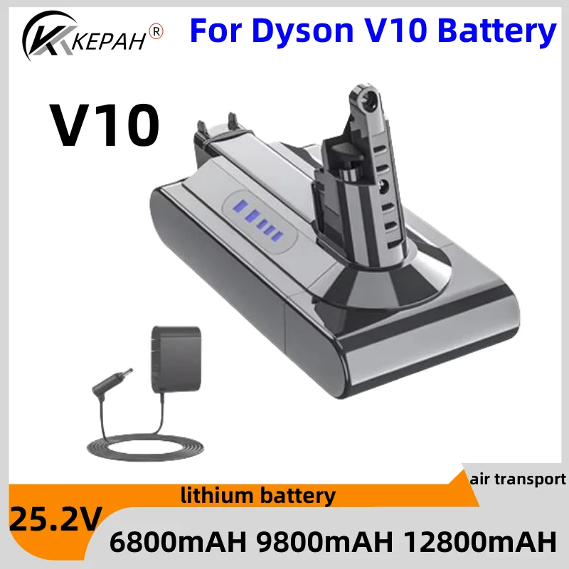 

Для Dyson V10 12800 мАч Аккумулятор 25,2 В SV12 Аккумулятор для пылесоса SV12 Аккумулятор для Cyclone V10 Animal Cyclone V10 Total Clean
