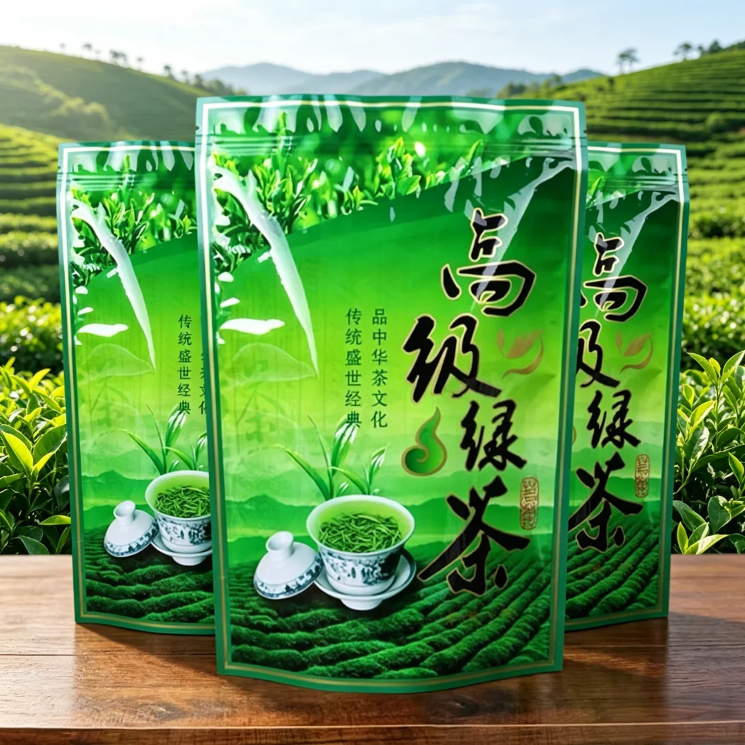 250g Phoenix Dan cong tea Zipper Bag China Bi luo chun Long jing Green tea Self Sealing bag Pu er YingDe Dancong tea Packing Bag