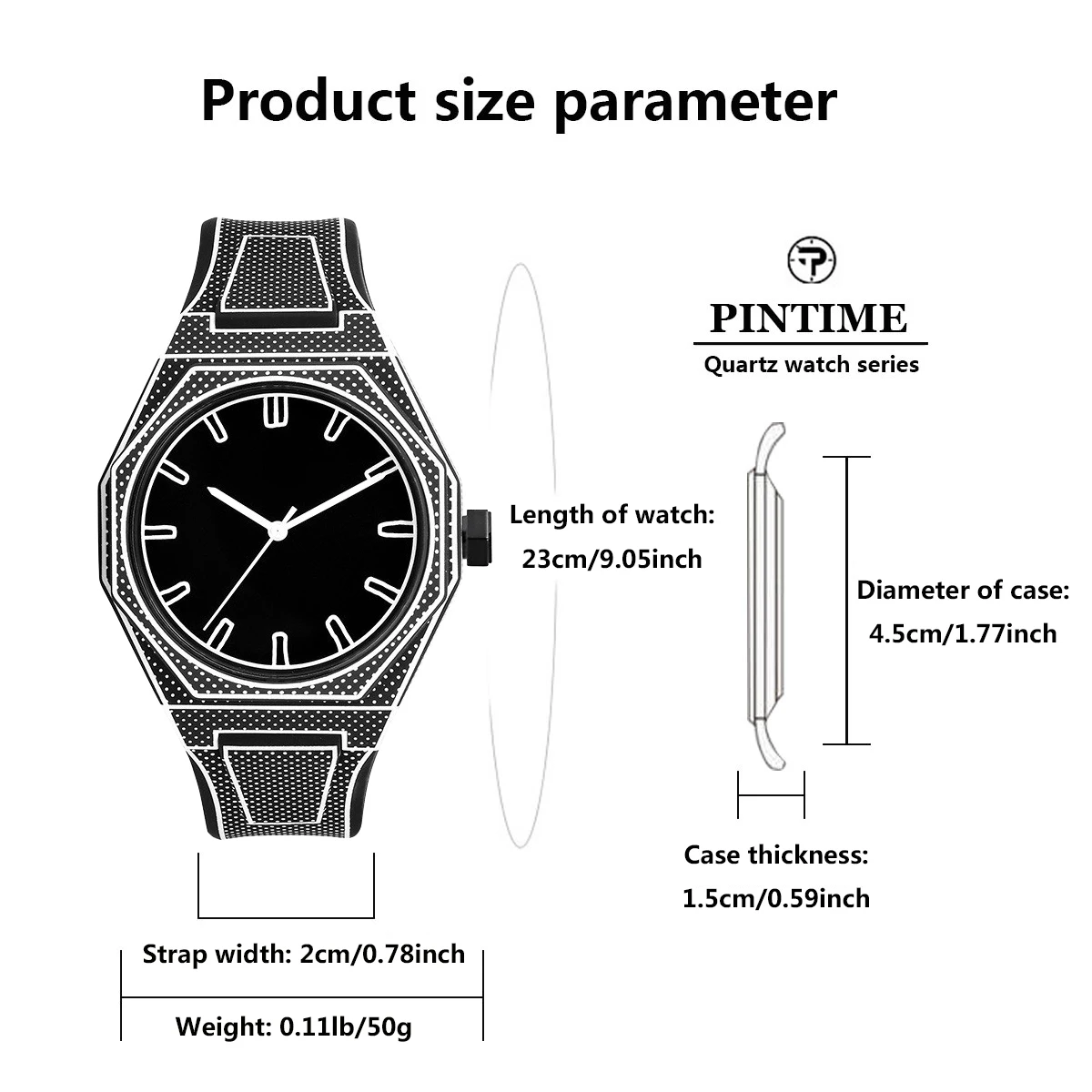 1pc Men's Quartz Watch, Made of Quartz and Silicone Material. Suitable for All Occasions. Perfect for Both Men and Women to Wear