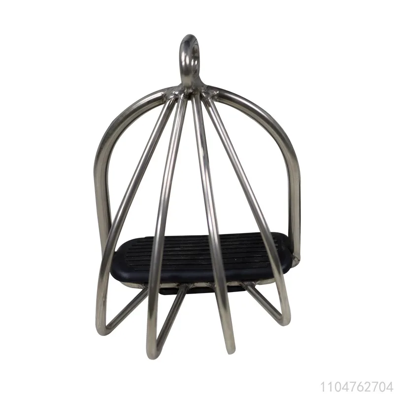 

Stainless Steel Safety Net Stirrups - Anti-Slip Anti-Drop Lightweight Equestrian Accessories