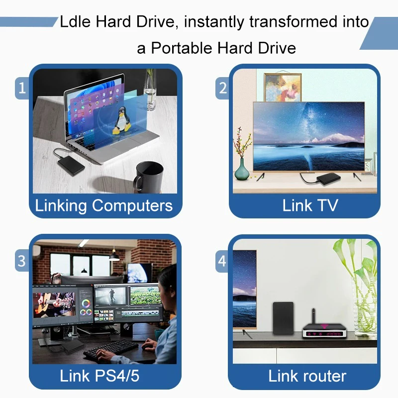 UTHAI 2.5 inch Portable Hard Drive Box USB 3.1 Type C Serial Port SATA Notebook Solid State Drive Box Without Screws