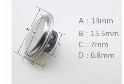 40Pcs Aluminum shell disposable anti-theft lead seal for Anti-theft Seal Water Meter Electric meter