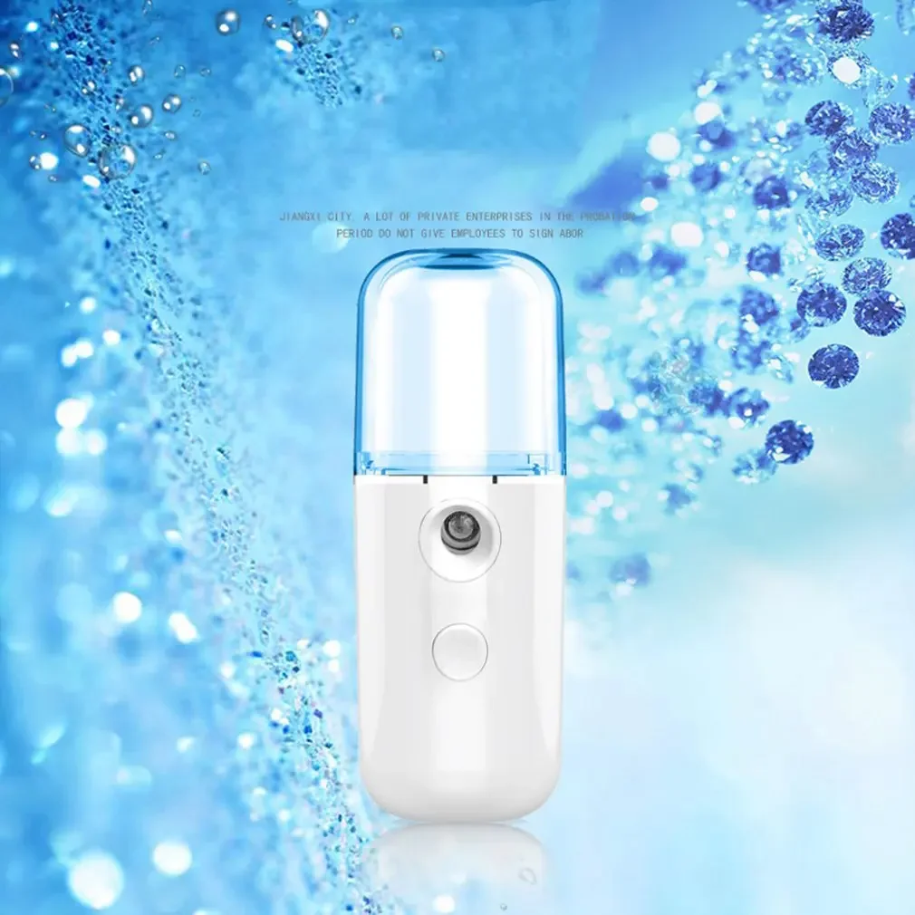 Nano Spray Water Hydration Portable Rechargeable Facial Steamer Beauty Moisturizer Humidifier