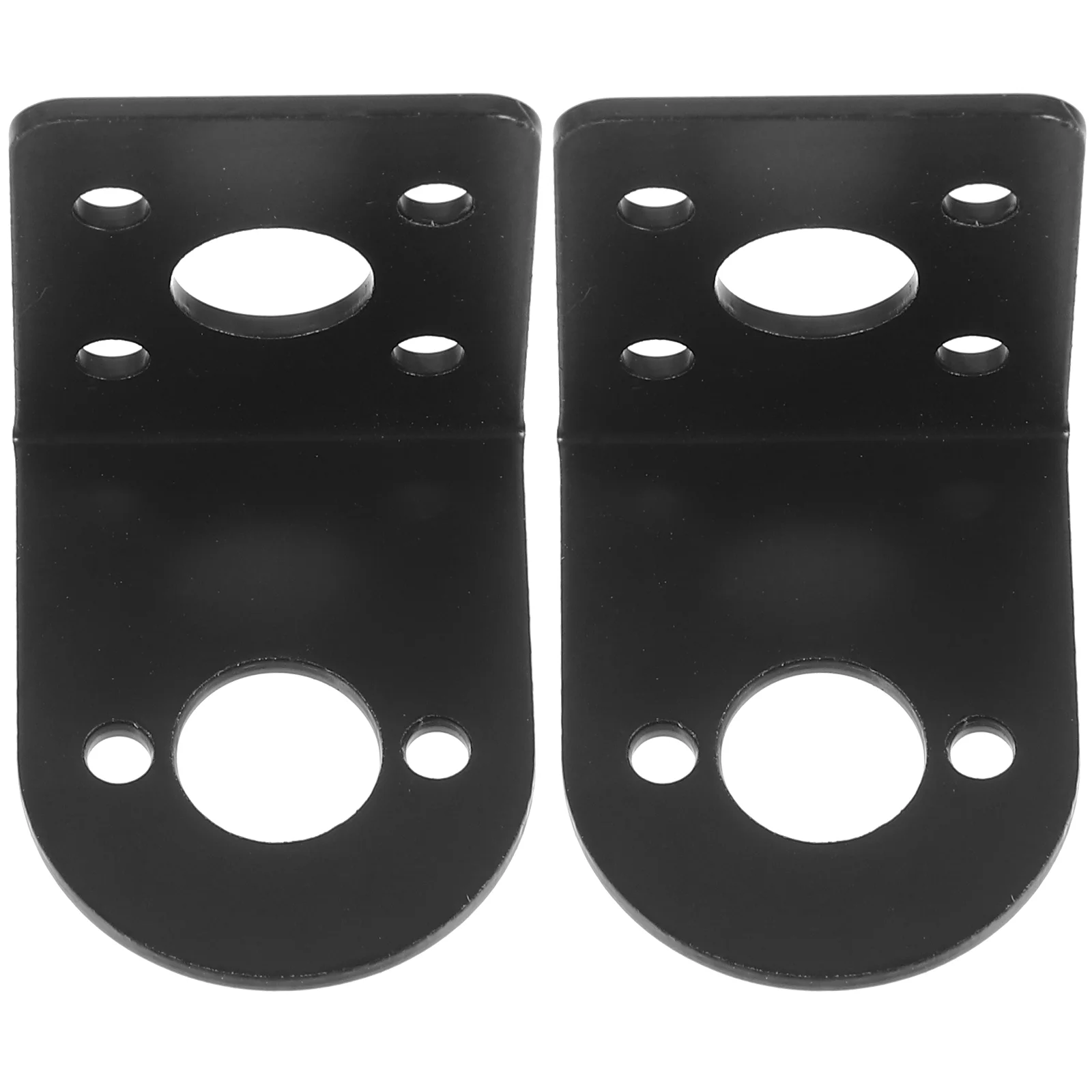 

2 Pcs Motor Bracket Mounting Holder Stepper Shaped Steel Gear Fixed Seat for DC Gear Motor Installation Sturdy Metal
