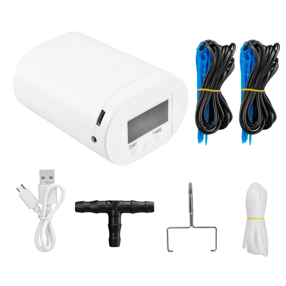 جهاز الري بالتنقيط بالرش المنزلي 2/8/16 رؤساء مضخة مؤقت تلقائي سقي الري بالتنقيط جهاز سقي النباتات الداخلية