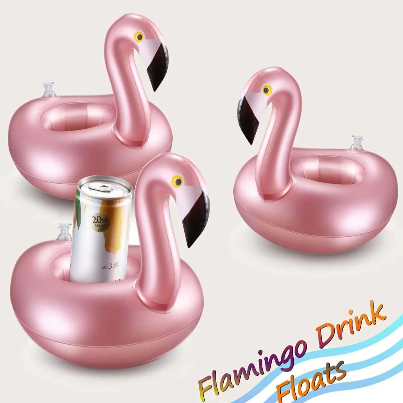 1pc-Inflatable Cup Holder Unicorn Flamingo Drink Holder Swimming Pool Float Bathing Pool Toy Party Decoration Bar Coasters