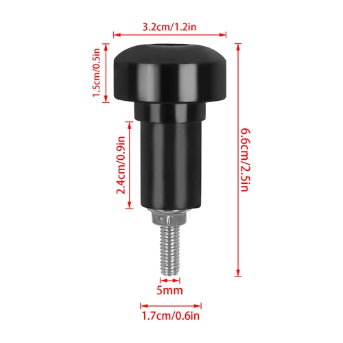 Imagen 2 del producto Para Yamaha YZF R1 R3 R6 R15 R25 R125 YZFR6 YZFR1 YZFR3 FZ1 FZ6 FZ6N FZ400 XJR R1M manillar agarre extremos tapa tapón deslizante