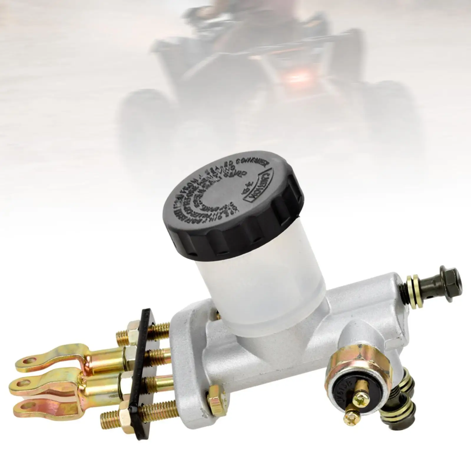 

Hydraulic Brake Master Cylinder Easy to Install Replacement Hydraulic Brake Pump Master Cylinder for UTV Go-kart ATV Buggy