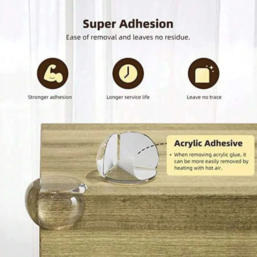 10 قطعة حامي سيليكون السلامة الجدول ركن حافة غطاء للحماية مقبس كهربائي الأطفال المضادة للتصادم الحرس #4