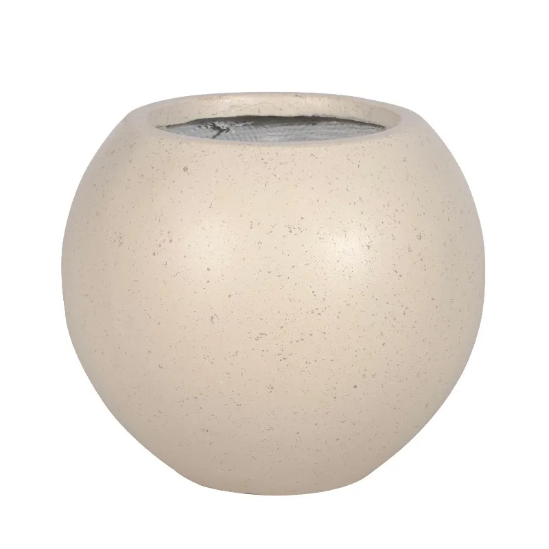 

Premium Large Floor-to-ceiling Flower Pot Green Plant Potted Plant Round Magnesium Oxide Indoor Decoration