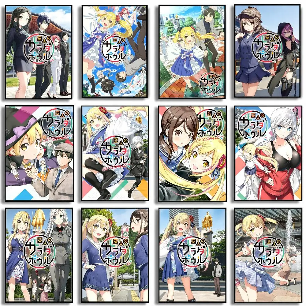 anime Salad Bowl of Eccentrics Poster HD Poster High End Luxury Home Decoration Suitable for Living Room Bedroom Corridor