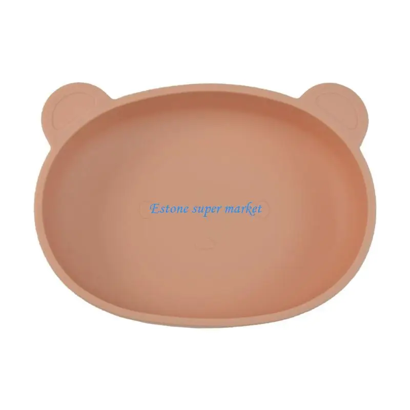 

090B Силиконовая миска для кормления для малышей, пищевая прочная присоска, тарелка, детская посуда