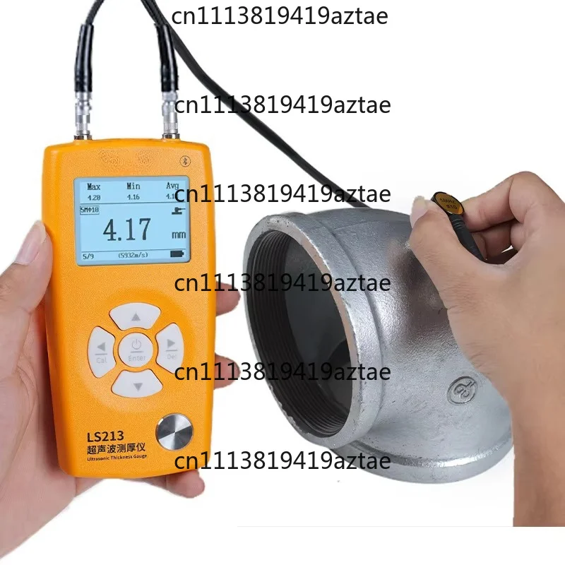 LS213 Digital Ultrasonic Metal Thickness Gauge Meter Through Coating Portable Tester Price Ultrasonic Thickness Meter for Metal