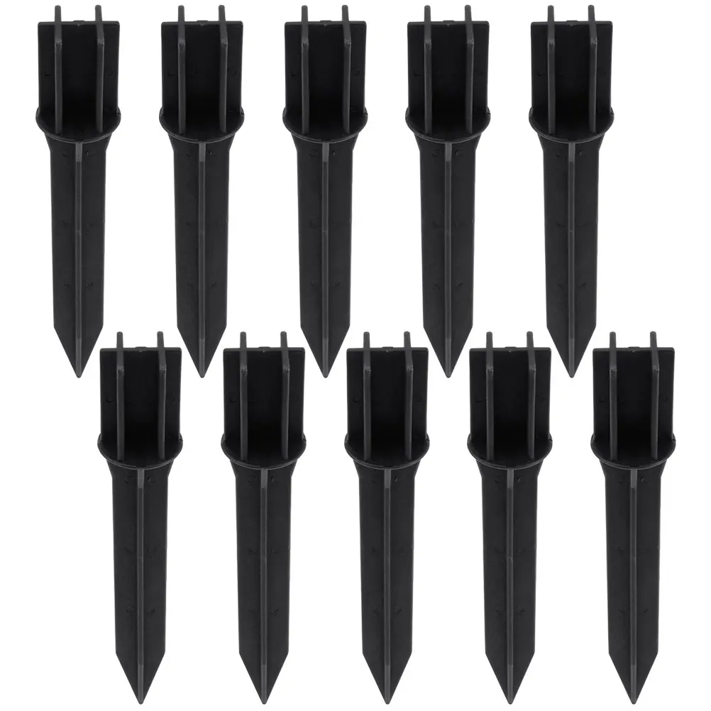 

10pcs Solar Light Stakes ABS Ground Rods Lawn Path Replacement Parts Outdoor Lighting Landscaping Plastic stakes